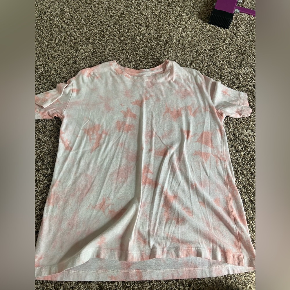 pink tye dye shirt